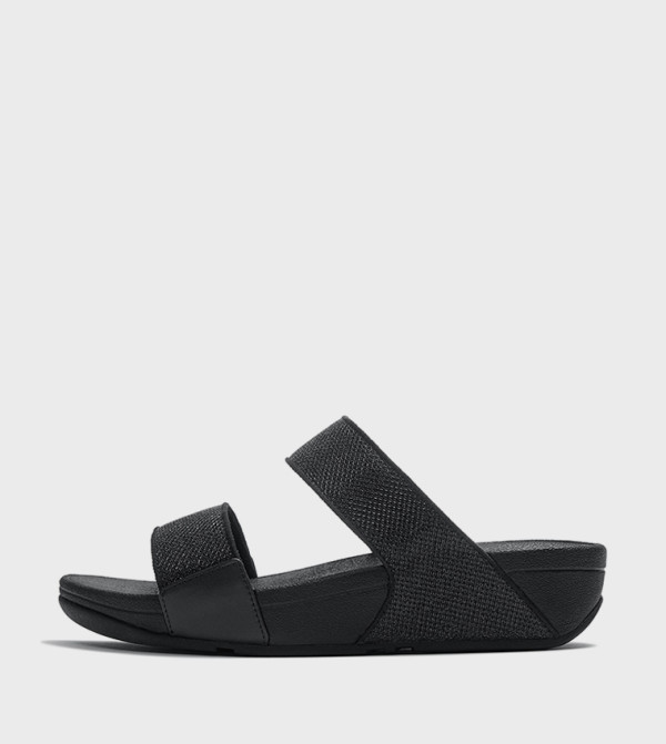 LULU Shimmer Glitz Wedge Sandals