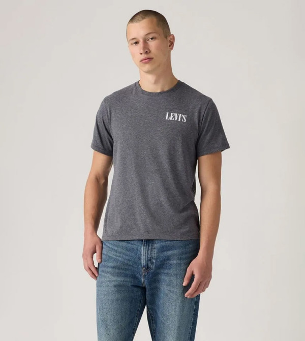 Logo Printed Classic Casual T-Shirt