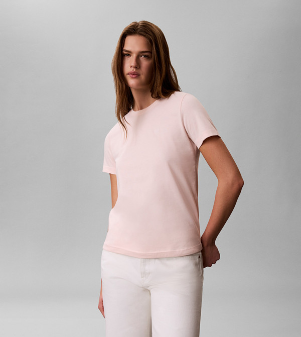 Logo Embroidered Short Sleeves T-Shirt