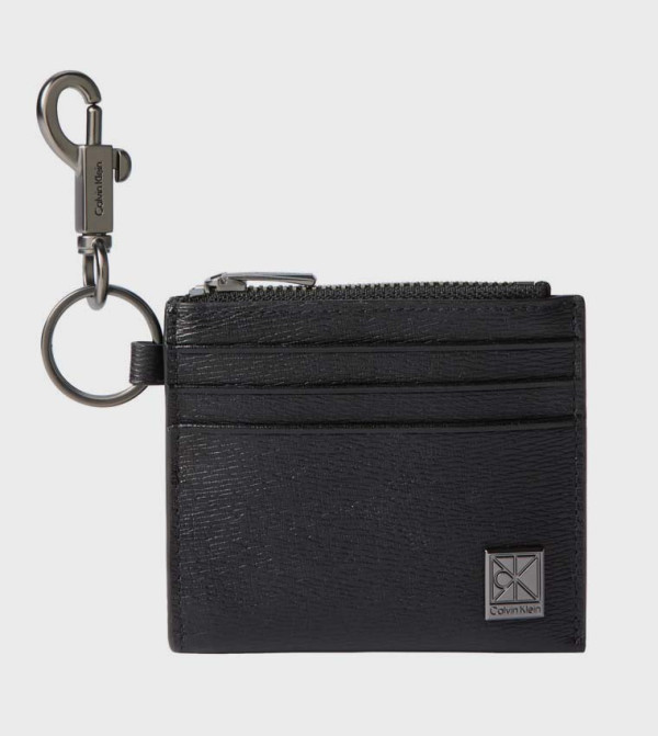 Textured Zippered Card Holder