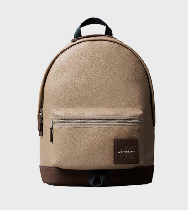 Textured Zip Backpack
