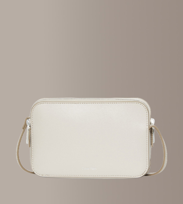 Foil Logo Elongated Crossbody Bag