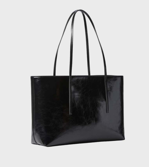 Textured Glossy Tote Bag