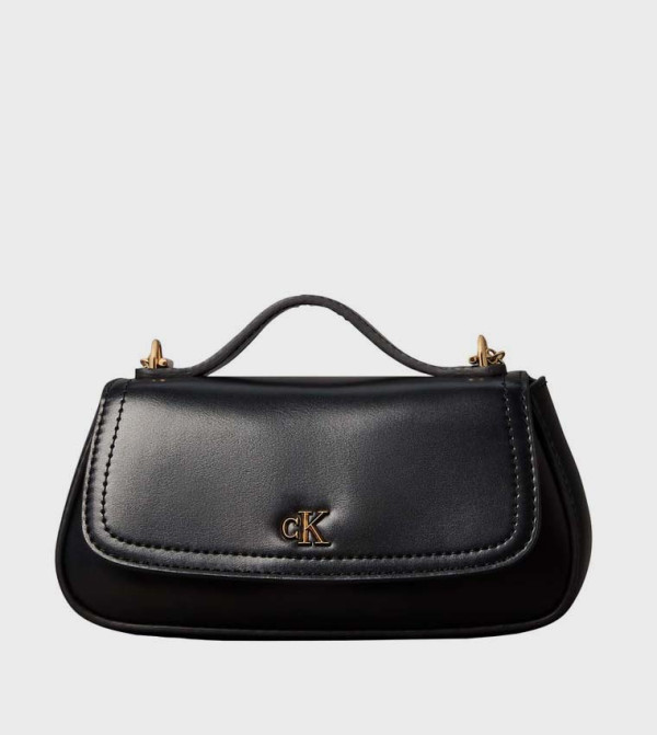 Logo Detail Top Handle Crossbody Bag