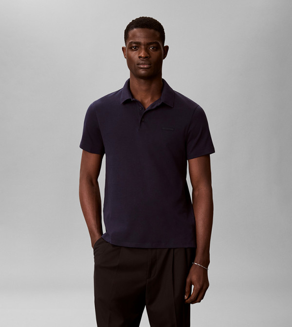 Logo Badge Short Sleeves Polo T-Shirt