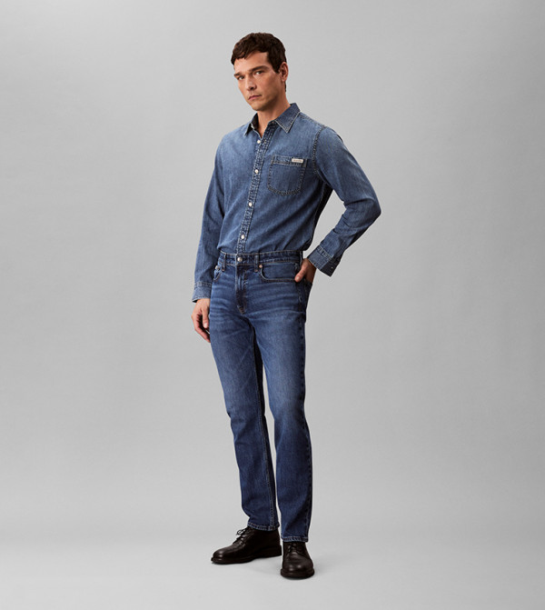 HAMPTON Washed Slim Fit Jeans