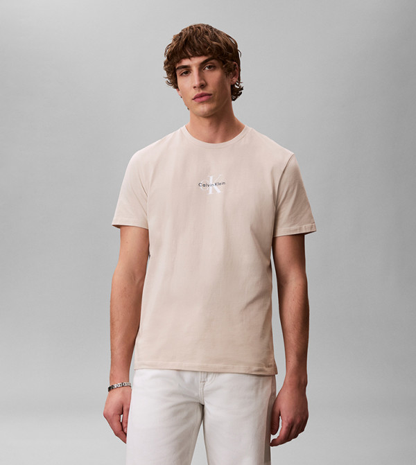 Logo Printed Crew Neck T-Shirt