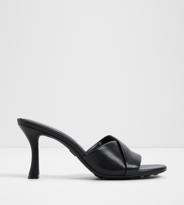 LYHANNA Textured Heeled Sandals