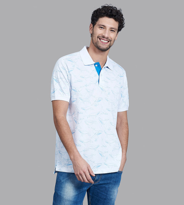 Printed Polo T-Shirt