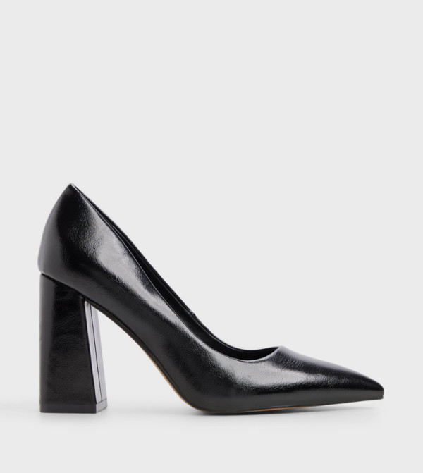 MARILYNNE Textured Pointed Toe Pumps