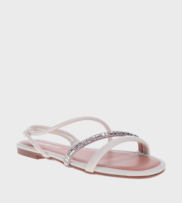 IARA Embellished Flat Sandals