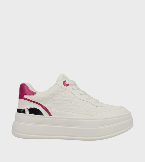 HAYES Monogram Platform Sneakers
