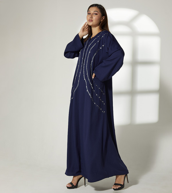 Embellished Long Sleeves Abaya