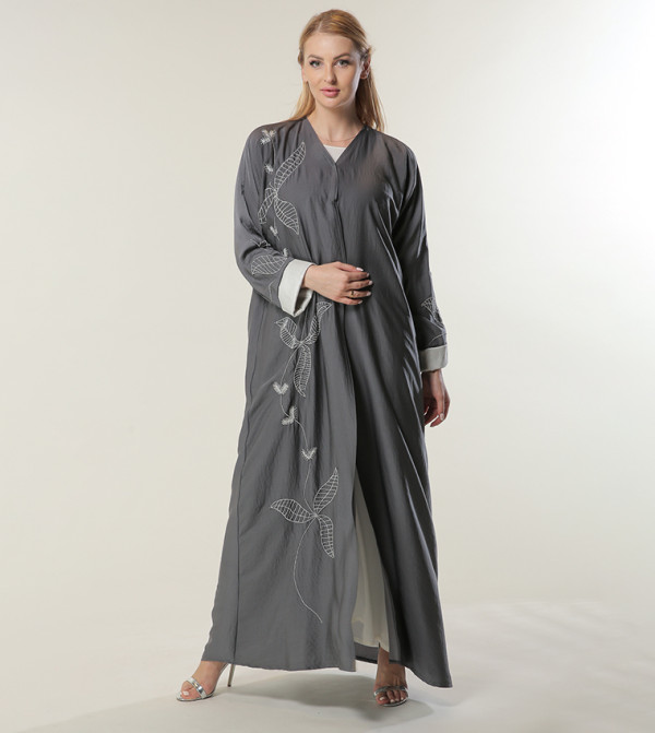 Embellished Long Sleeves Abaya