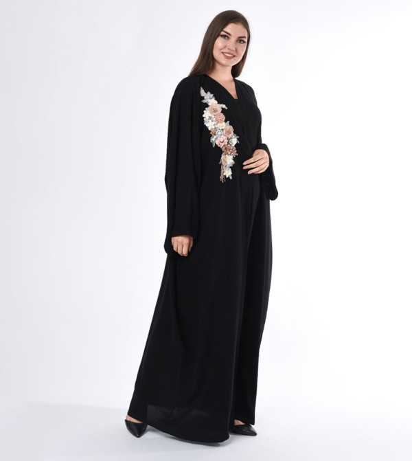 Embroidered Appliqued Abaya