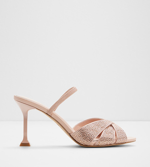 MOONLIT Embellished Heel Sandals