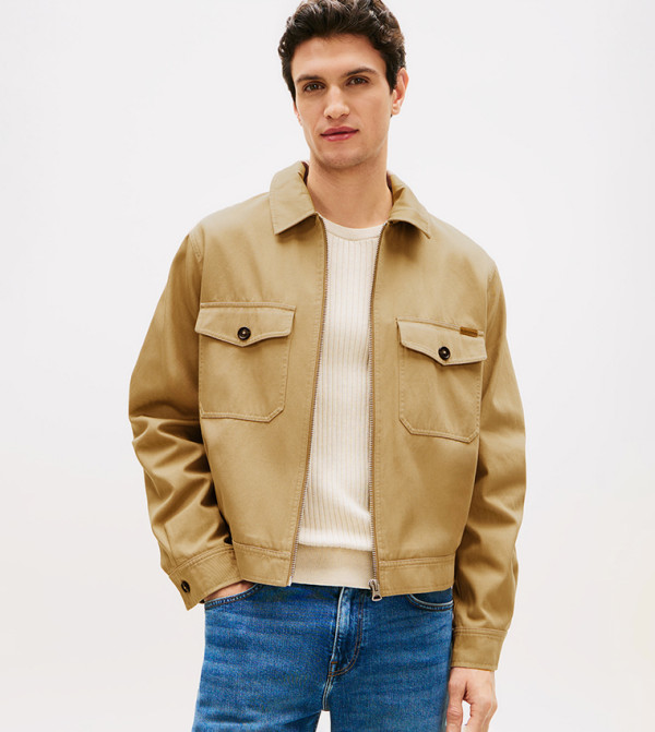 IVY Logo Badge Zip-Through Jacket