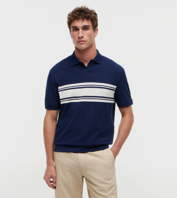 Striped Collared Regular Fit Polo T-Shirt