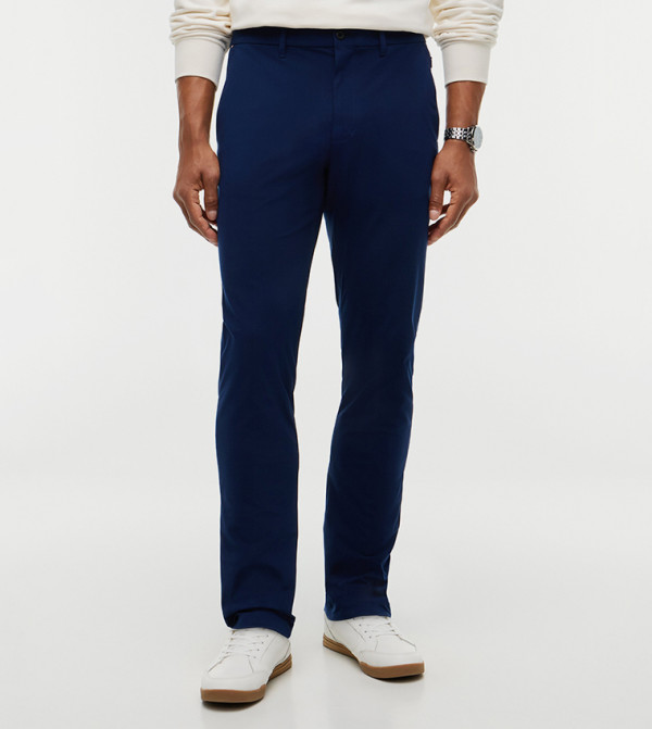 Solid Slim Fit Chinos