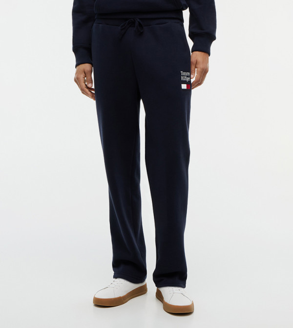 Logo Embroidered Straight Fit Sweatpants