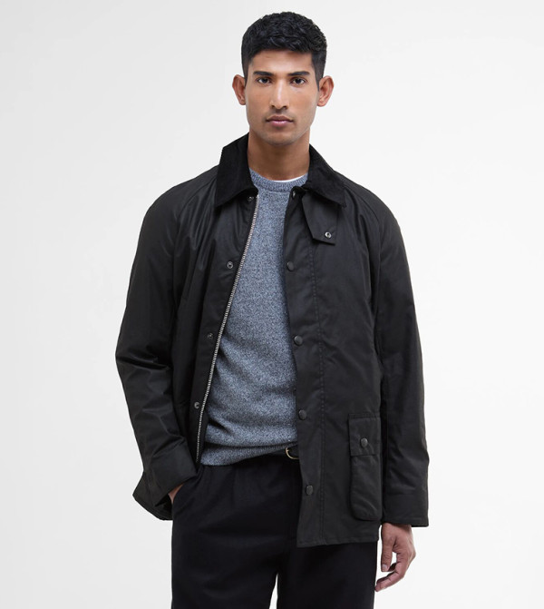 Solid Button Closure Casual Jacket