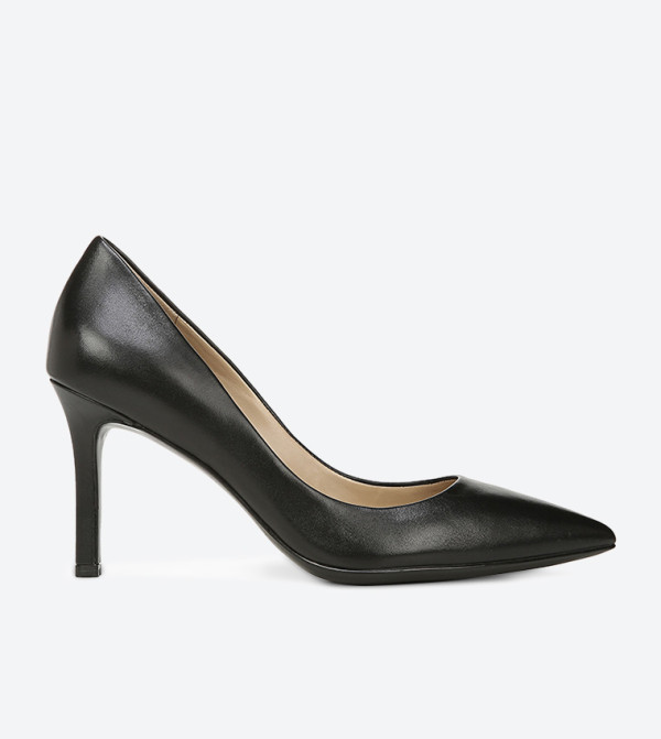 Anna Pointed Toe High Heel Pumps - Black