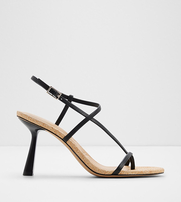 NALLIA Ankle Strap Heel Sandals