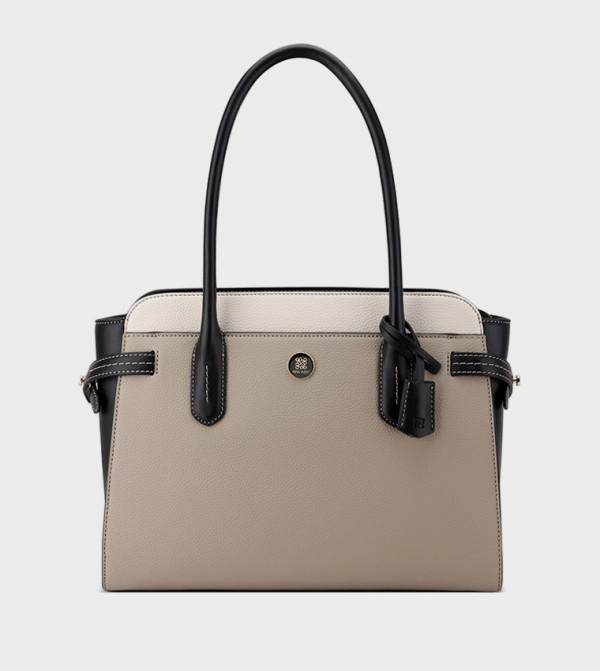 NAMI Color Block Tote Bag