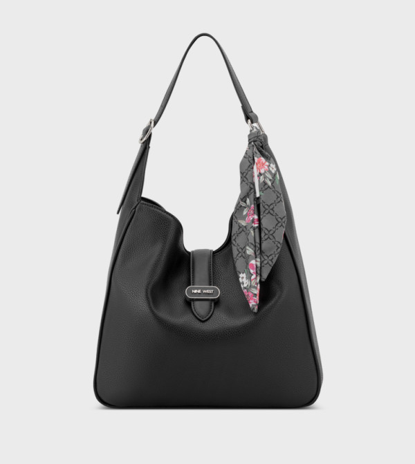 SAMSON Textured Shoulder Bag