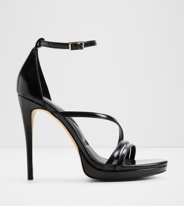 ODELLA Strappy Ankle Strap Stiletto Heel Sandals