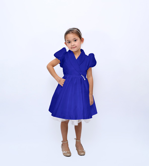 Modern Lady Puff Sleeves Party Dress 
