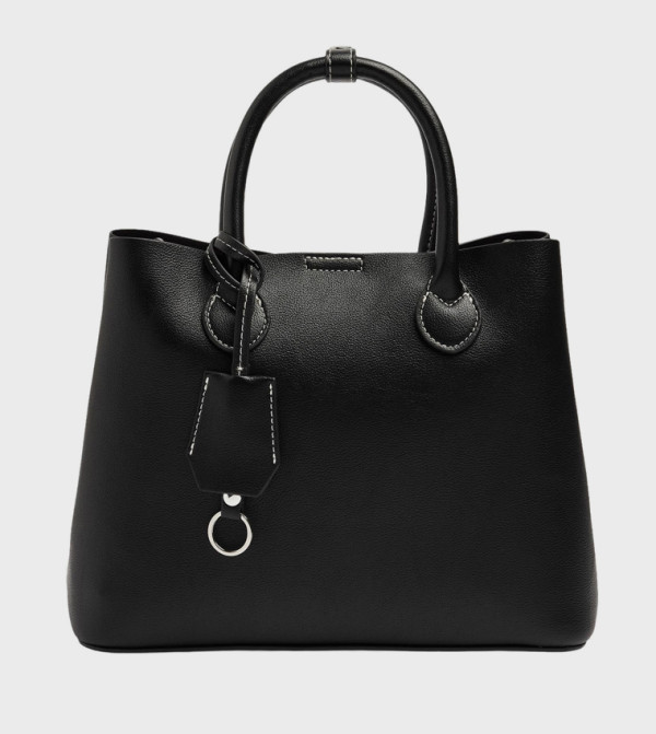 Textured Satchel Bag