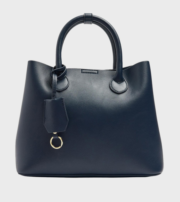 Textured Satchel Bag