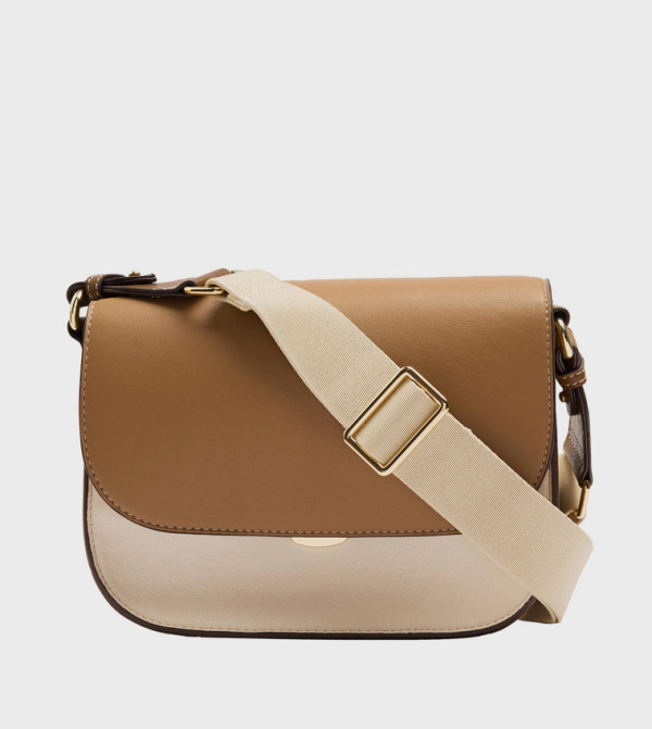 شنطة كروس بادي فلاب بلونين