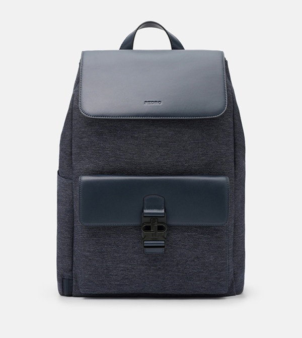 TEX Front Pocket Leather Backpack