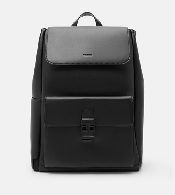 TEX Front Pocket Leather Backpack