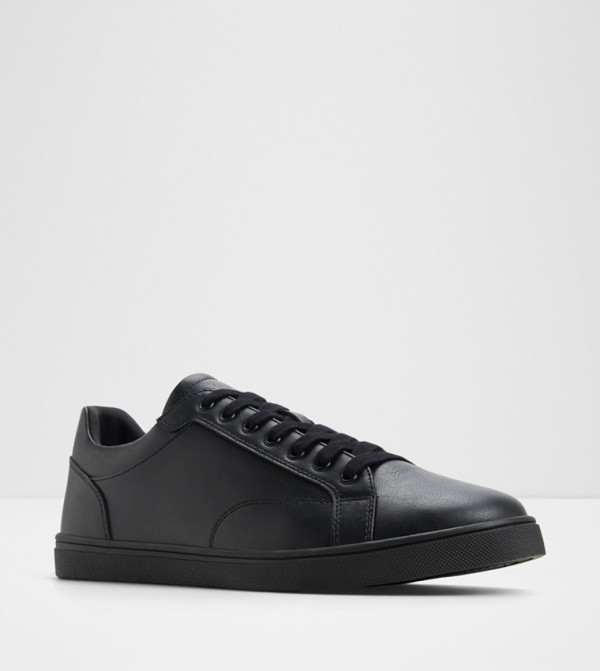 POKER Textured Lace Up Sneakers