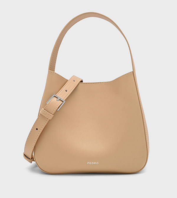 DANA Solid Leather Bucket Bag