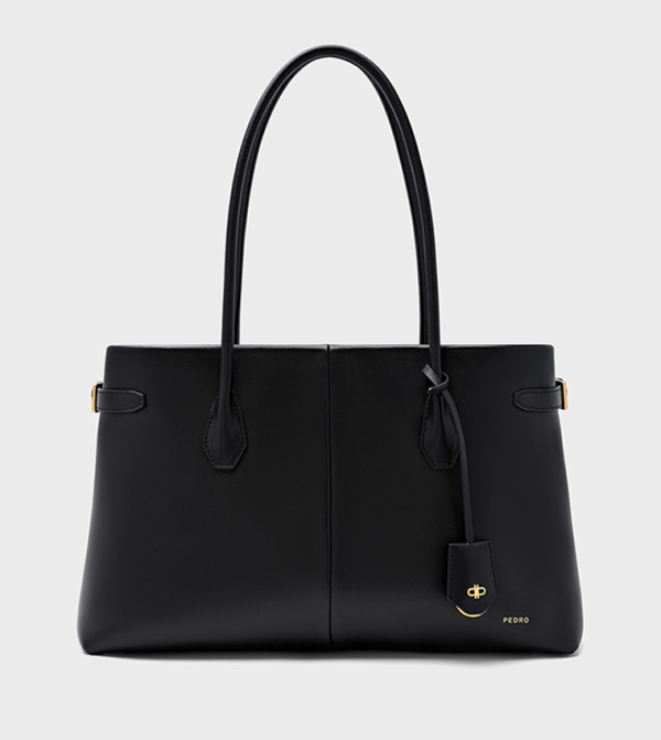 LAUREL Solid Leather Shoulder Bag