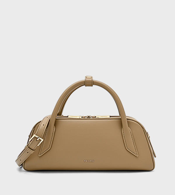 SERIF Logo Detail Zip Handheld Bag