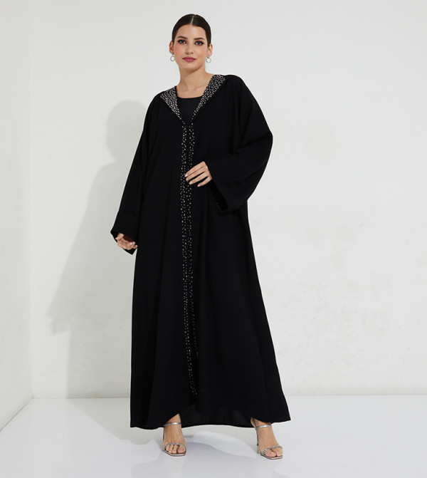 Long Sleeves Hand Work Abaya