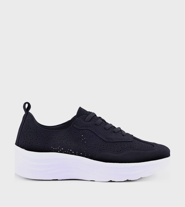 Perforated Lace Up Shoes