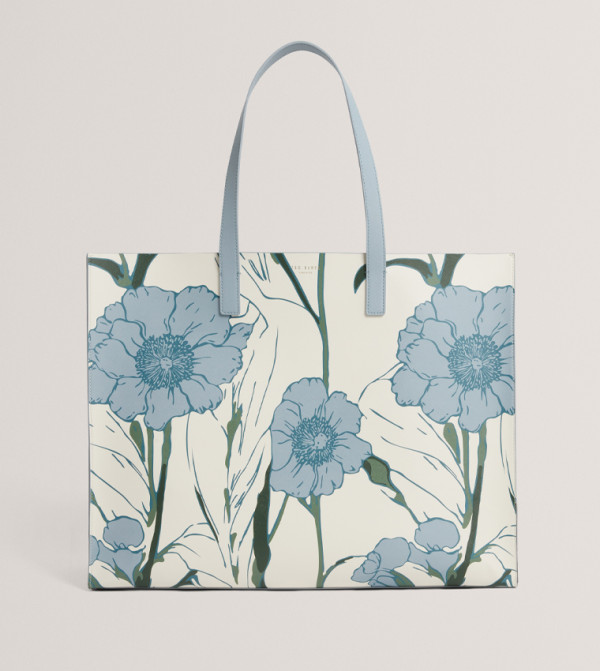 TOOOCON Floral Printed Tote Bag, Extra Large