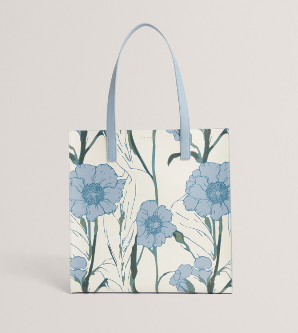 TIPCON Floral Printed Tote Bag, Large