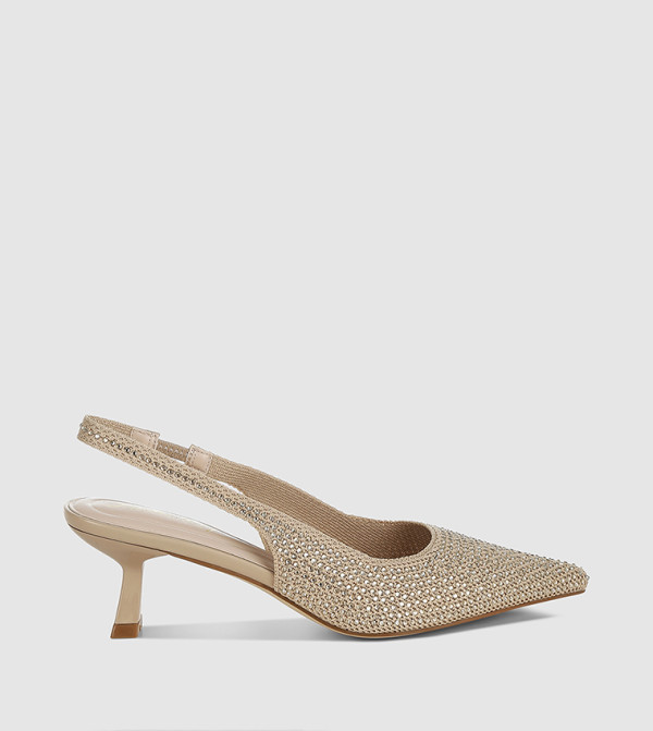 Flyknit Rhinestone Slingback Pumps