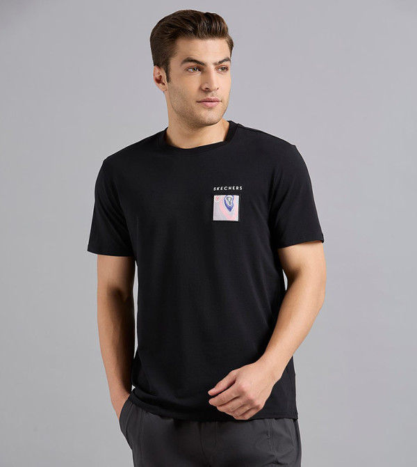 Logo Detail Crew Neck T-Shirt