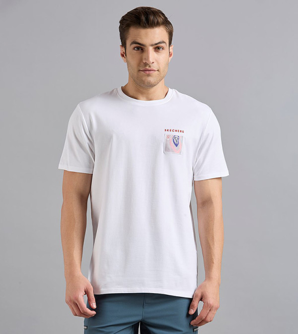 Logo Detail Crew Neck T-Shirt