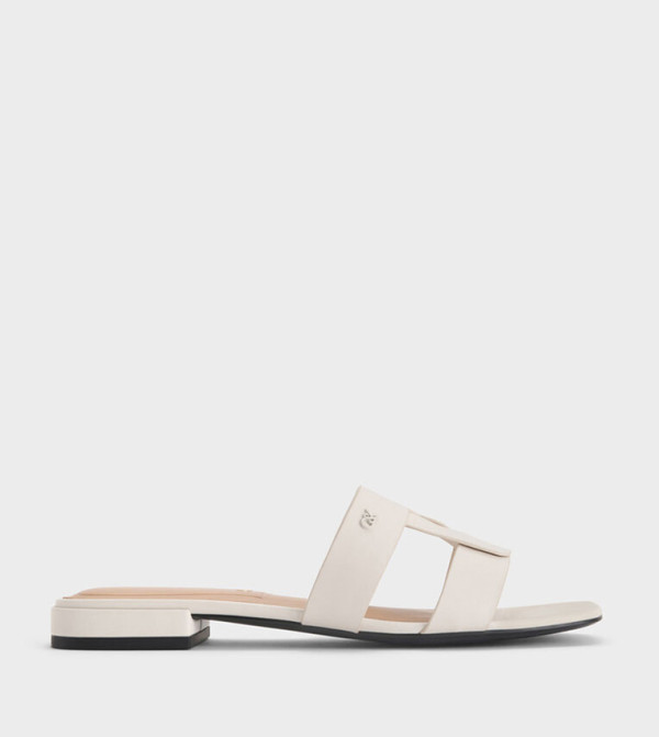 PETINA Leather Flat Sandals