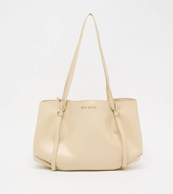 SMW1237-BGE Logo Detail Shoulder Bag