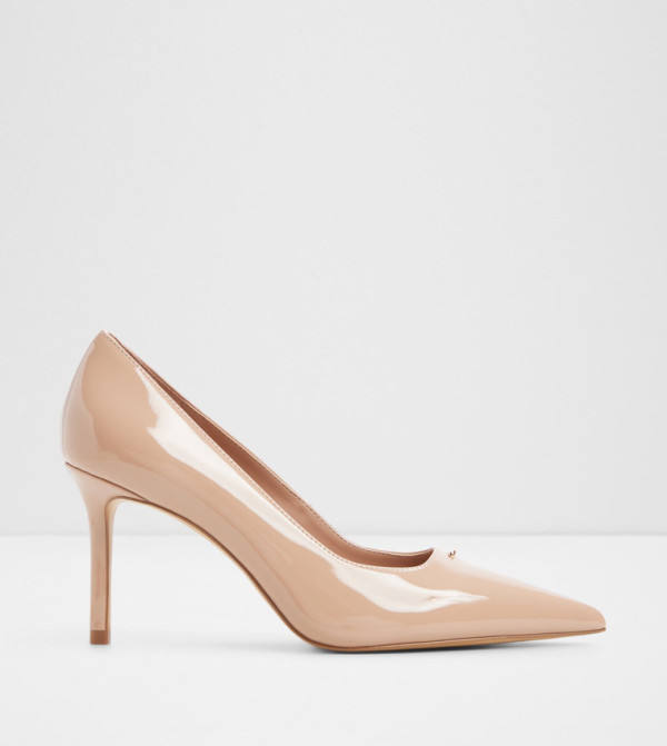 SOMAYA Glossy Pointed Toe Pumps